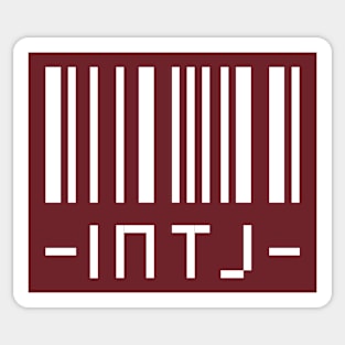 -INTJ- Barcode Sticker